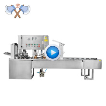 XBG-60-2 2 in 1 automatic cup filling and lid sealing machine